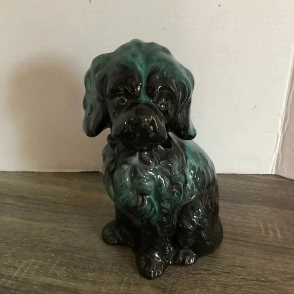 Vtg Drip Glaze Dog - Picture 7 of 11